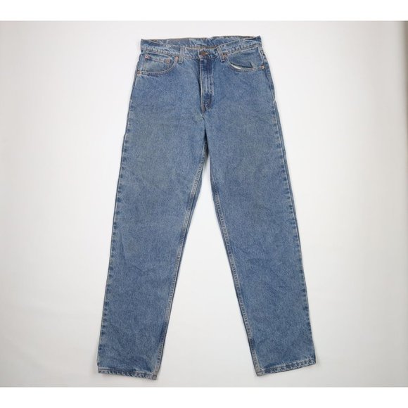 Vintage 90s Levis 550 Mens Size 36x34 Distressed Relaxed Fit Denim